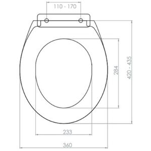 Smart WC Ülőke Fékes Műanyag Fehér 1180g