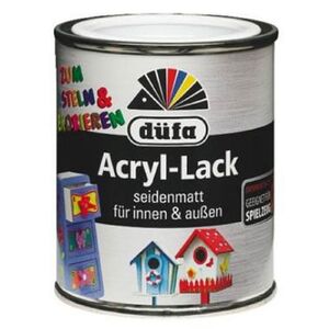 D&uuml;fa Acryl-Bastellack&nbsp;SCHWARZ / fekete 125 ml