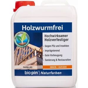 Biopin Holzwurmfrei fav&eacute;dőszer aqua sz&iacute;ntelen 2,5 L