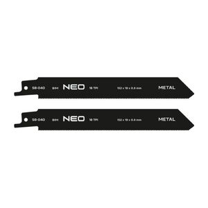 Neo Orrfűr&eacute;szlap Bimetal 152mm 18TPI 2db 58-040