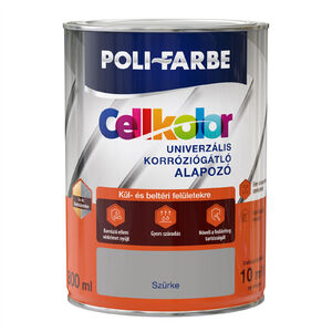 Cellkolor univerz&aacute;lis korr&oacute;zi&oacute;g&aacute;tl&oacute; alapoz&oacute; Sz&uuml;rke 0,8L