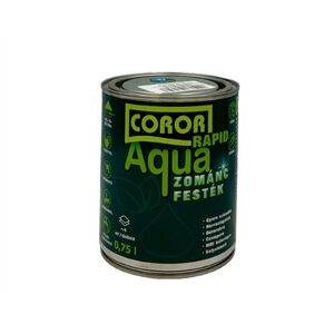Coror Rapid Aqua Zom&aacute;ncfest&eacute;k RAL8002 Vil&aacute;gosbarna 0,75 L