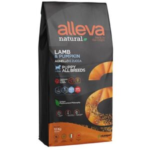 Alleva Natural Dog Lamb & Pumpkin Puppy All Breeds 12kg 