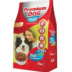 Premium Dog PLUSZ Hal-Zöldség 10kg